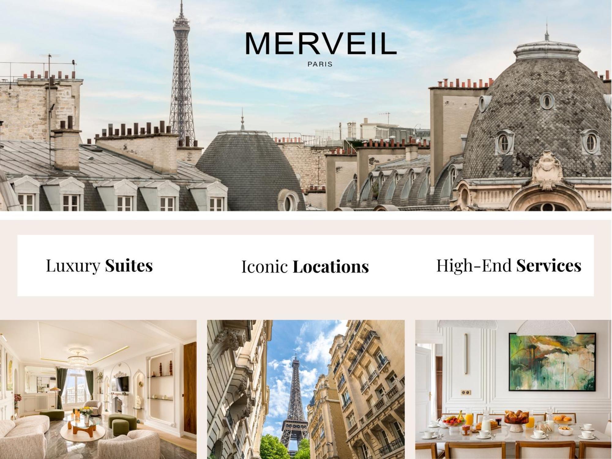 Merveil - Luxury - Tour Eiffel - Fremicourt * Paris